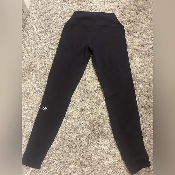 ALO 7/8 black High-Waist Airbrush Leggings - Picture 3 of 8